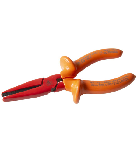 Insulated Coated Head Flat Nosed Pliers