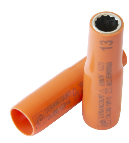 Insulated 1/2" Drive Long Sockets (6 & 12 Point)