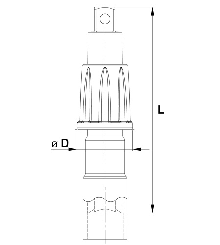 Insulated Extension Bar 1/2" Locking