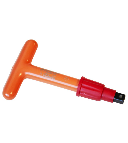 Insulated Square T-Wrench with Mechanical Locking 