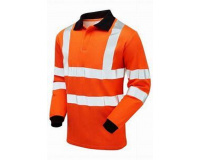 Pulsar Orange Arc Polo Shirt