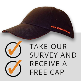 Take our Survey and receive a free cap